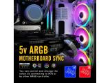 EZDIY-FAB Moonlight Black RGB PWM 120mm - 3 Pack снимка №2 EZDIY-FAB Moonlight Black RGB PWM 120mm - 3 Pack снимка №2