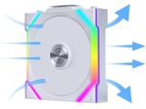 Lian-Li UNI FAN SL Wireless ARGB PWM 120mm White снимка №3 Lian-Li UNI FAN SL Wireless ARGB PWM 120mm White снимка №3