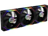ОхладителНа фокус - комплект Gamdias Fan Pack 3-in-1 3x120mm - AEOLUS P2-1203 Swappable Fan Blades A-RGB