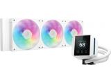 ОхладителНа фокус - водно охлаждане DeepCool MYSTIQUE 360 White ARGB