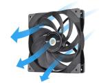Thermaltake SWAFAN GT14 PC Cooling Fan TT Premium Edition Black снимка №4 Thermaltake SWAFAN GT14 PC Cooling Fan TT Premium Edition Black снимка №4