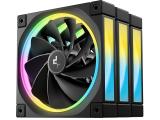 Охлаждане (охладител) DeepCool Fan Pack 3-in-1 3x120mm FL12R Black Reverse ARGB