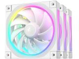 ОхладителНа фокус - комплект DeepCool Fan Pack 3-in-1 3x120mm FL12 White ARGB R-FL12-WHAPN3-G