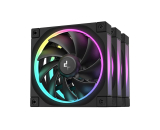 ОхладителНа фокус -  DeepCool DeepCool Комплект вентилатори Fan Pack 3-in-1 3x120mm - FL12 Black, Addressable RGB R-FL12-BKAPN3-G NEW