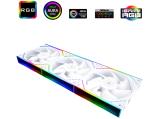 Thermalright Fan Pack 3-in-1 3x120mm TL-M12QW x 3 White Infinity Mirror Daisy-Chain A-RGB TL-M12QW-3 снимка №2 Thermalright Fan Pack 3-in-1 3x120mm TL-M12QW x 3 White Infinity Mirror Daisy-Chain A-RGB TL-M12QW-3 снимка №2