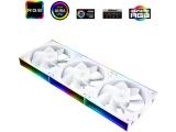 Thermalright Fan Pack 3-in-1 3x120mm TL-M12QRW x3 White Reverse A-RGB TL-M12QRW-3 снимка №2 Thermalright Fan Pack 3-in-1 3x120mm TL-M12QRW x3 White Reverse A-RGB TL-M12QRW-3 снимка №2