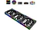 Thermalright Fan Pack 3-in-1 3x120mm TL-M12Q x3 Infinity Mirror Daisy-Chain A-RGB TL-M12Q-3 снимка №2 Thermalright Fan Pack 3-in-1 3x120mm TL-M12Q x3 Infinity Mirror Daisy-Chain A-RGB TL-M12Q-3 снимка №2