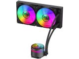 Gamemax Water Cooling IceBurg 240 Infinity Black ARGB GM-14100901703 снимка №2