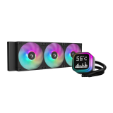 Описание и цена на охладител -  DeepCool DeepCool водно охлаждане Water Cooling LP360 - LCD Screen, A-RGB R-LP360-BKMSNC-G-1 NEW
