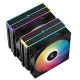 DeepCool DeepCool охладител CPU Cooler AG620 BK - Addressable RGB V2, Dual-Tower - LGA1851/AM5 R-AG620-BKAMMN-GJD NEW снимка №3 DeepCool DeepCool охладител CPU Cooler AG620 BK - Addressable RGB V2, Dual-Tower - LGA1851/AM5 R-AG620-BKAMMN-GJD NEW снимка №3