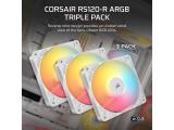 Corsair RS120-R ARGB White 120mm ARGB Fan Triple Pack CO-9050197-WW снимка №6