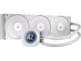 Описание и цена на охладител - водно охлаждане Corsair NAUTILUS 360 RS LCD Liquid CPU Cooler White