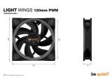 be quiet! Light Wings PWM 120 BL072 снимка №6 be quiet! Light Wings PWM 120 BL072 снимка №6