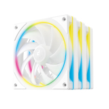 Описание и цена на охладител -  DeepCool DeepCool Комплект вентилатори Fan Pack 3-in-1 3x120mm - FL12 SE 3IN1 WH - Luminous Halo ARGB R-FL12SE-WHAPN3-G NEW