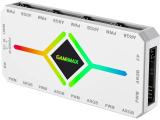 Gamemax Fan Hub - V4.0 PWM ARGB Hub + Controller White GM-14050101445 снимка №3 Gamemax Fan Hub - V4.0 PWM ARGB Hub + Controller White GM-14050101445 снимка №3