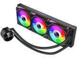 Описание и цена на охладители за процесори » водно охлаждане Gamemax Water Cooling IceBurg 360 Digital Black ARGB