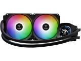 Охлаждане (охладител) Gamdias Water Cooling AURA GL240 Digital Display aRGB