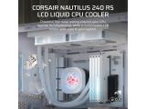 Corsair NAUTILUS 240 LCD White снимка №3