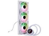ОхладителНа фокус - водно охлаждане 1stPlayer Water Cooling Thunderstorm TS4 360 White Digital Display aRGB
