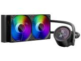 1stPlayer Water Cooling 240mm Thunderstorm TS4 240 Black Digital Display aRGB снимка №2