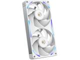 Описание и цена на вентилатори » Single-Frame NZXT F-Series F240X RGB fan Single White RF-U24PN-W1
