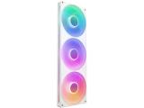 Описание и цена на вентилатори » Single-Frame NZXT F-Series F420 RGB Core fan Uni-Body White RF-U42HF-W1