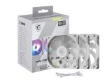 Описание и цена на вентилатори комплект MSI MAG F120 ARGB White-Triple Pack
