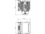 Thermalright CPU Cooler Peerless Assassin 120 Vision MAX ARGB Dual-Tower 5 inch Display снимка №2