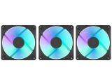 Fractal Design Dynamic 3 14 3-Pack Black RGB FD-F-DR3-1403 снимка №2