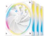 Описание и цена на охладител - комплект DeepCool Fan Pack 3-in-1 FL12R SE White Reverse Addressable RGB R-FL12RSE-WHAPN3-G