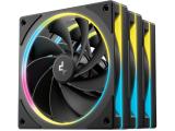 Описание и цена на охладител - Reverse DeepCool Fan Pack 3-in-1 FL12R SE Black Reverse ARGB R-FL12RSE-BKAPN3-G