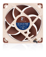 Noctua Noctua Вентилатор Fan 60x60x15mm PWM 550-3500rpm NF-A6x15 PWM NF-A6x15-PWM NEW снимка №4