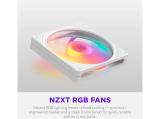 NZXT F140 RGB White RF-R214S-WF снимка №2