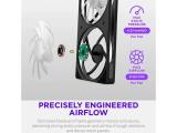 NZXT F420 RGB Black RF-R242U-BF снимка №3