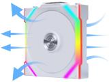 Lian LI 120mm Lian Li UNI FAN SL Wireless 120 ARGB Reverse Blade White 3-pack NEW снимка №3 Lian LI 120mm Lian Li UNI FAN SL Wireless 120 ARGB Reverse Blade White 3-pack NEW снимка №3