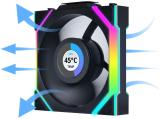 Lian LI 120mm Lian Li UNI FAN SL Wireless LCD 120 ARGB Reverse Blade 3-pack NEW снимка №3