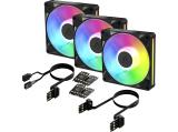 Описание и цена на вентилатори &raquo; комплект Arctic Fan BioniX P12 A-RGB PWM 120mm Daisy Chain 3x pack Black ACFAN00337A