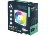 Arctic BioniX P12 A-RGB PWM 120mm Daisy Chain 3x pack White ACFAN00338A снимка №6