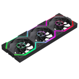 Gamemax Gamemax Комплект вентилатори Fan Pack 3-in-1 3x120mm - FN12A-N2 WL-R - Reverse, Daisy-Chain, A-RGB 9501-0201R0043 NEW снимка №3