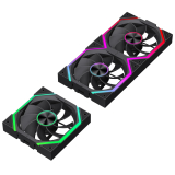 Gamemax Gamemax Комплект вентилатори Fan Pack 3-in-1 3x120mm - FN12A-N2 WL-R - Reverse, Daisy-Chain, A-RGB 9501-0201R0043 NEW снимка №4