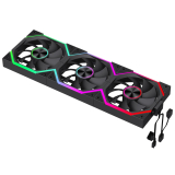 Gamemax Gamemax Комплект вентилатори Fan Pack 3-in-1 3x120mm - FN12A-N2 WL - Daisy-Chain, A-RGB 9501-0201R0041 NEW снимка №4 Gamemax Gamemax Комплект вентилатори Fan Pack 3-in-1 3x120mm - FN12A-N2 WL - Daisy-Chain, A-RGB 9501-0201R0041 NEW снимка №4