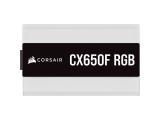 Corsair CX650F RGB White 80 Plus Bronze FM снимка №4