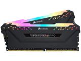 16 GB = KIT 2X8GB DDR4 2666 за компютър Corsair VENGEANCE RGB PRO Black CMW16GX4M2A2666C16 снимка №2
