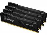 128 GB = KIT 4X32GB DDR4 3200 за компютър Kingston Fury Beast KF432C16BBK4/128 снимка №2 128 GB = KIT 4X32GB DDR4 3200 за компютър Kingston Fury Beast KF432C16BBK4/128 снимка №2
