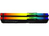 32 GB = KIT 2X16GB DDR5 5200 за компютър Kingston FURY Beast RGB KF552C40BBAK2-32 снимка №3