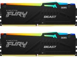 32 GB = KIT 2X16GB DDR5 5200 за компютър Kingston FURY Beast RGB AMD EXPO KF552C36BBEAK2-32 снимка №2 32 GB = KIT 2X16GB DDR5 5200 за компютър Kingston FURY Beast RGB AMD EXPO KF552C36BBEAK2-32 снимка №2