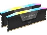 64GB = KIT 2X32GB DDR5 6400 за компютър Corsair VENGEANCE RGB Black CMH64GX5M2B6400C32 снимка №2