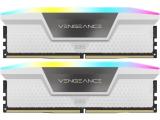 64GB = KIT 2X32GB DDR5 6000 за компютър Corsair Vengeance RGB White CMH64GX5M2B6000C30W снимка №2 64GB = KIT 2X32GB DDR5 6000 за компютър Corsair Vengeance RGB White CMH64GX5M2B6000C30W снимка №2