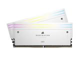 64GB = KIT 2X32GB DDR5 6000 за компютър Corsair Dominator Titanium RGB White CMP64GX5M2B6000C30W снимка №3