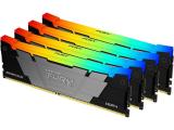 128 GB = KIT 4X32GB DDR4 3600 за компютър Kingston FURY Renegade RGB KF436C18RB2AK4/128 снимка №2